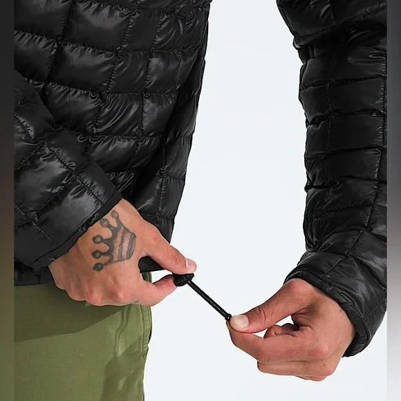 NORTH FACE 🌄 Men's Black Thermoball Puffer Jacket 🖤 (Size Medium) - Picture 15 of 17